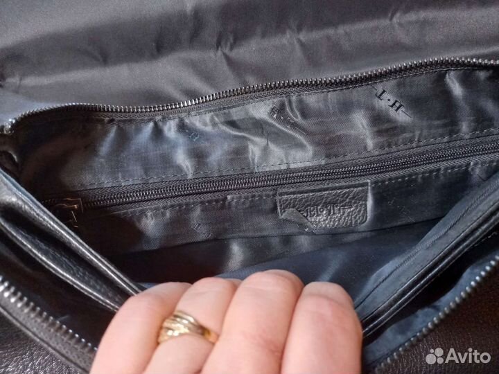 Сумка мужская натуральная кожа италия