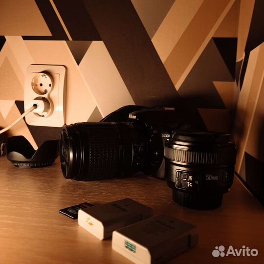 Зеркальный фотоаппарат Nikon D5300 + 2 объектива