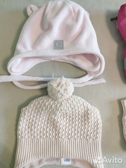 Шапки и краги для девочки HM