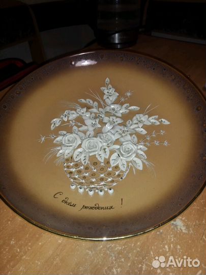 Тарелка с цветочками