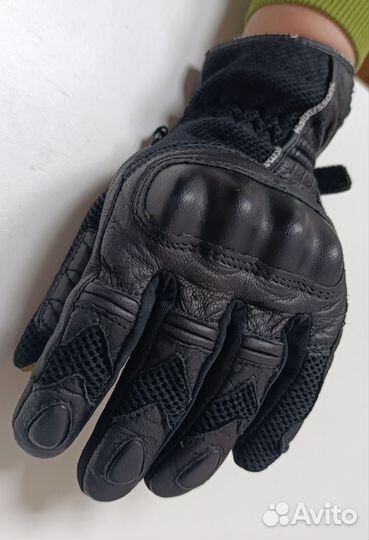 Мотоперчатки кожаные