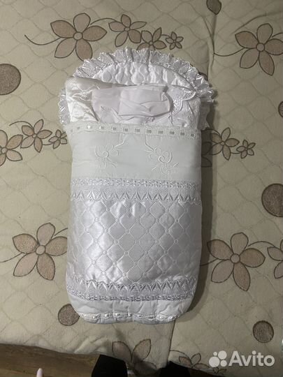 Конверт и одеяло на выписку