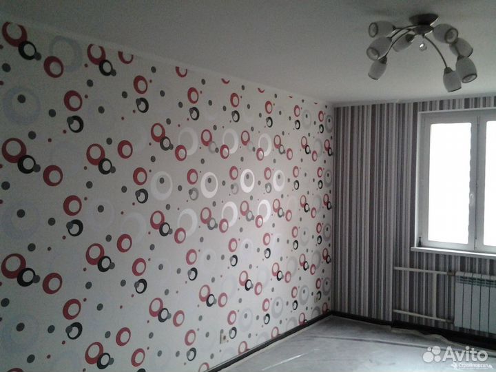 Поклейка обоев