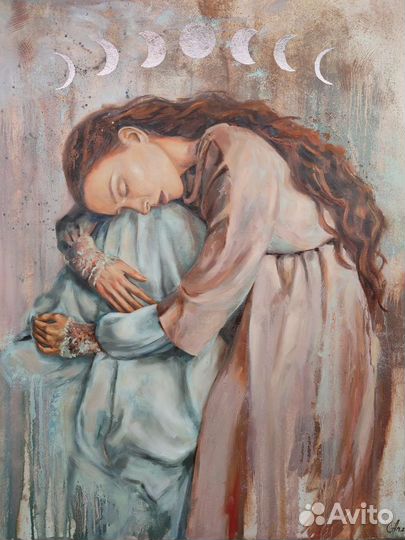 Картина маслом на холсте большая