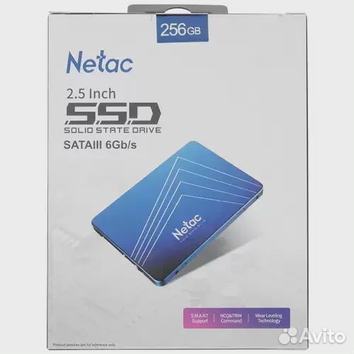 Твердотельный накопитель netac 256 Gb NT01N600S-25