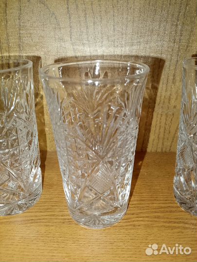 Хрустальные стаканы СССР