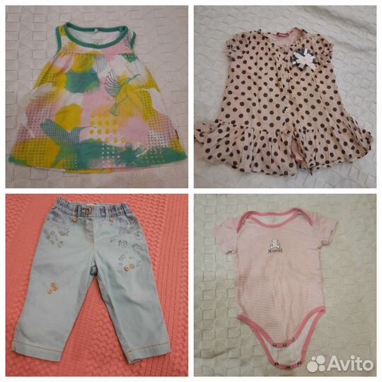 Комплект вещей для девочки 56-86 размер