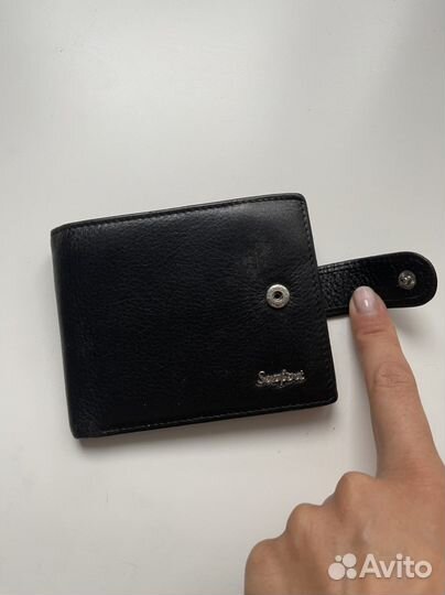 Кошелек мужской кожаный