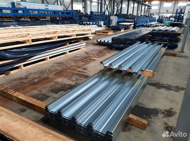 Профнастил 2-х сторонний оцинкованный Н-60 0,8х845