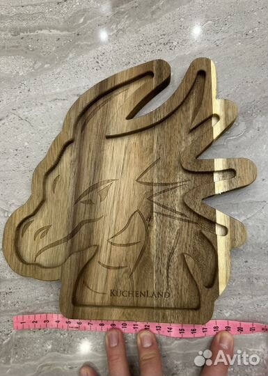 Деревянное блюдо küchenland новое