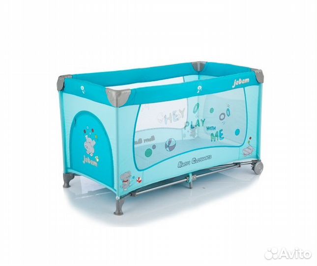 Манеж кровать Jetem C3 голубой