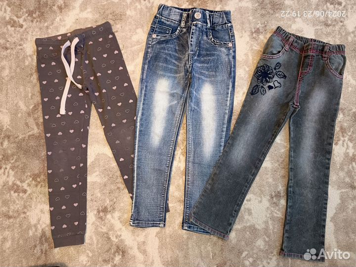 Джинсы леггинсы для девочки