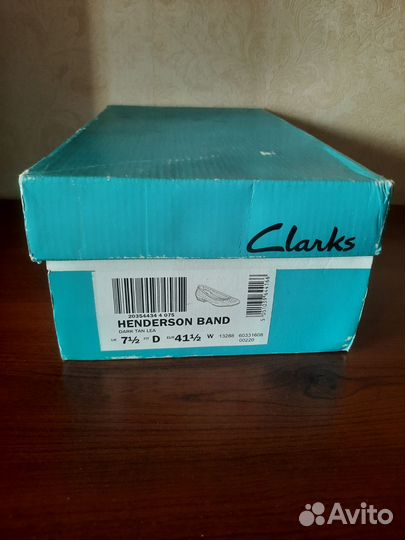 Балетки новые Clark's 41 р