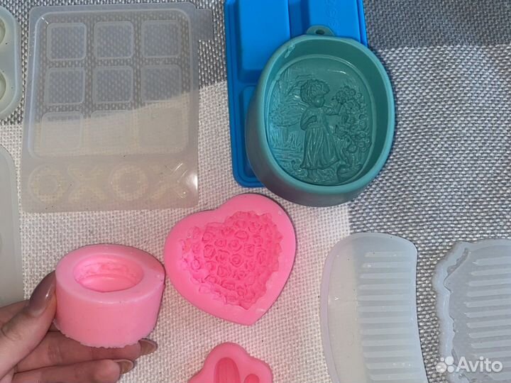 Силиконовые формы для эпоксидной смолы и мыла
