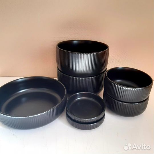 Набор черной посуды