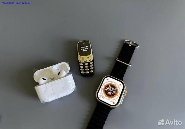 Смарт часы Watch ultra + телефон (Арт.89609)