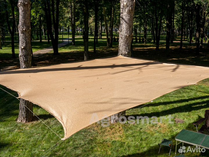 Навес тент от солнца притеняющий затеняющий