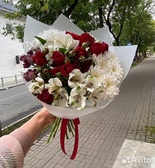 Роза Букет Цветов