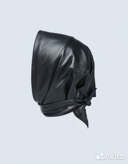 Кожанная косынка на подкладе из хлопка, новая, с б