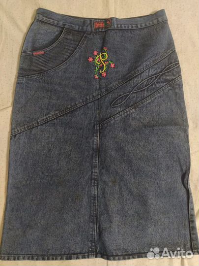 Юбка джинсовая.Темно-синяя.52 р(XL) Произ-во Индия