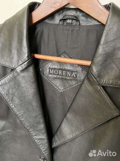 Кожаный плащ женский 46 48 натуральная кожа