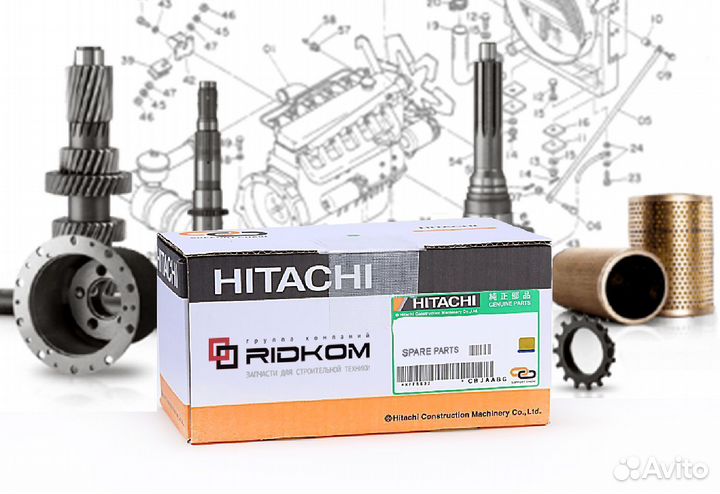 Hitachi zx350lch-5g комплект уплотнений гидроцилин