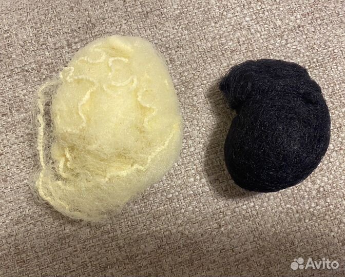 Паутинка белая/черная для волос