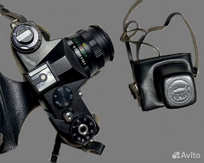 Zenit ET Helios 44M-6. Пленочный фотоаппарат