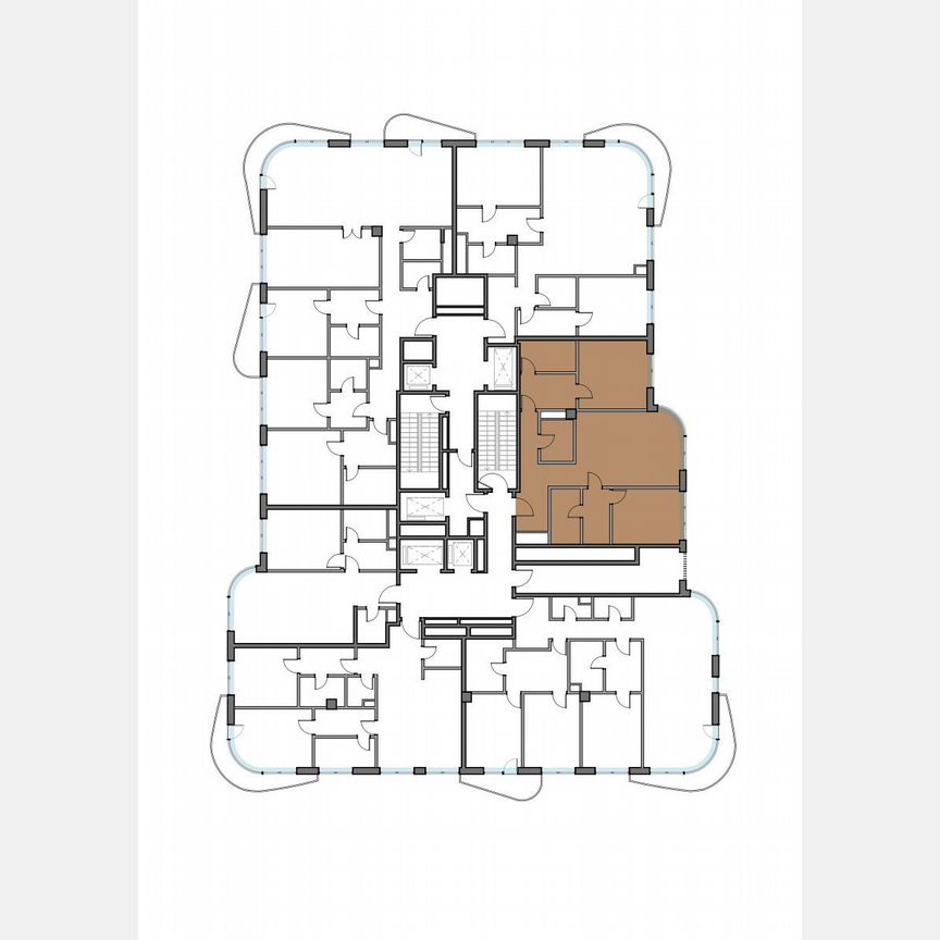 1-к. квартира, 221,8 м², 6/14 эт.