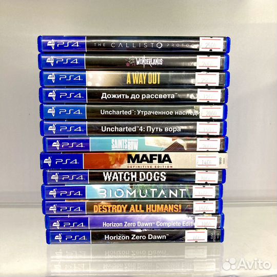 Б/У Игры для PlayStation 4