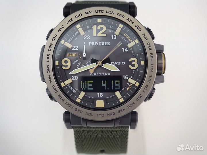 Casio PRG-650/PRG-600 текстильный ремешок.Оригинал