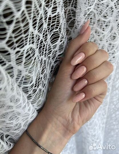 Маникюр наращивание в студии