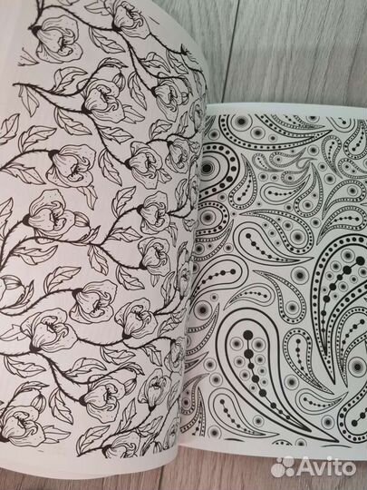 Раскраска винтажные мотивы