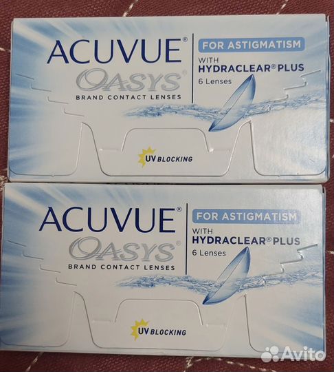 Линзы контактные Acuvue for astigmatism