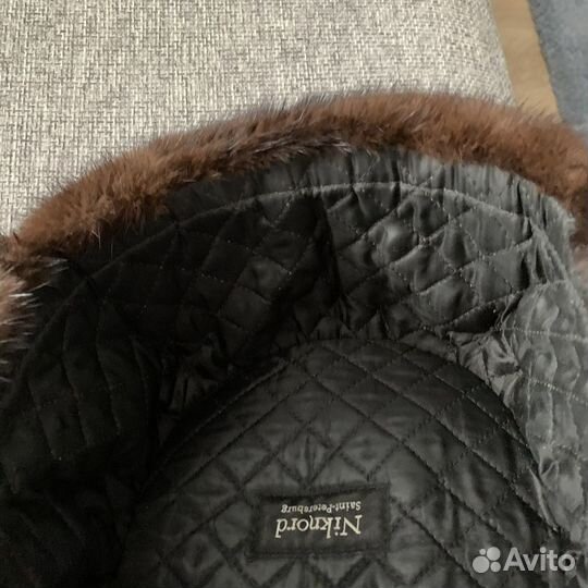 Мужская шапка норковая