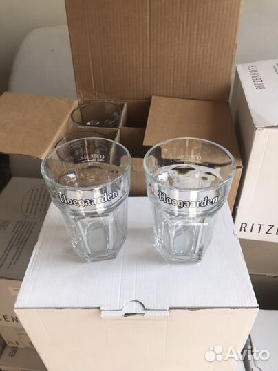 Пивные бокалы hoegaarden 0,5