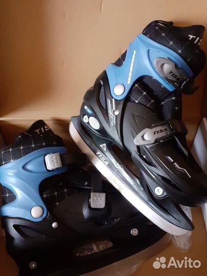 Коньки хоккейные детские размер 34-37
