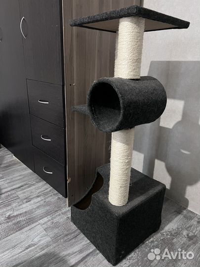 Когтеточка домик для кошки бу