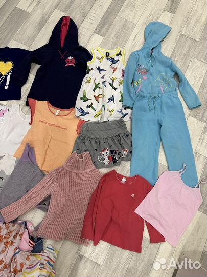 Детские вещи пакетом на девочку 104 110