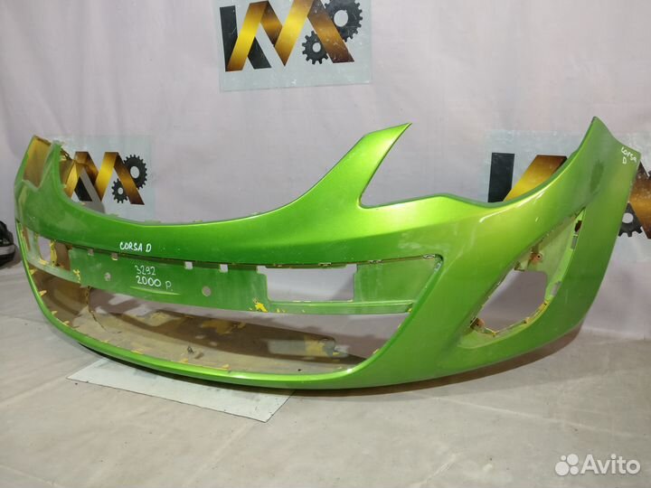 Opel Corsa D Бампер Передний рестайл 3292