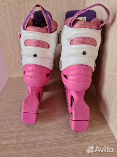 Роликовые коньки детские раздвижные, размер 26-29
