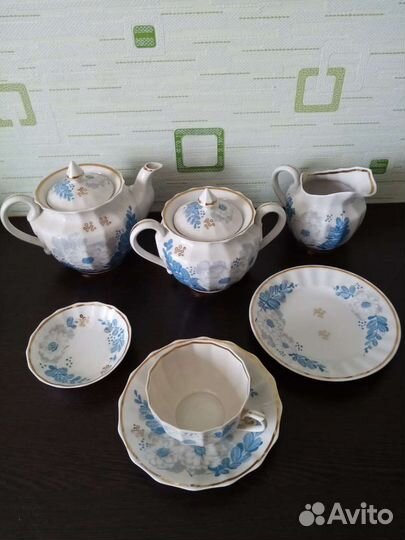 Чайный сервиз вербилки СССР