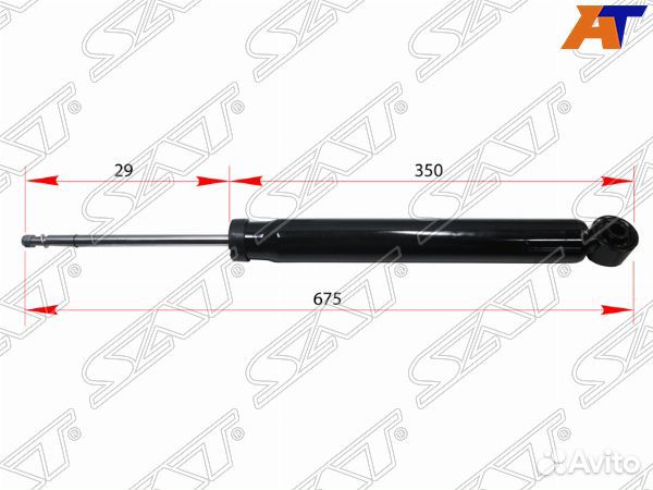 Амортизатор задний opel mokka 13- lhrh ST-0436766