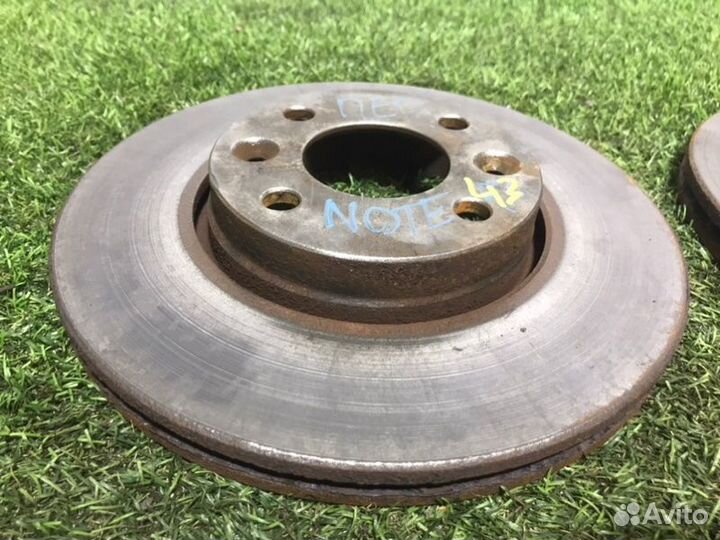 Тормозной диск передний Nissan Note E11 CR14DE