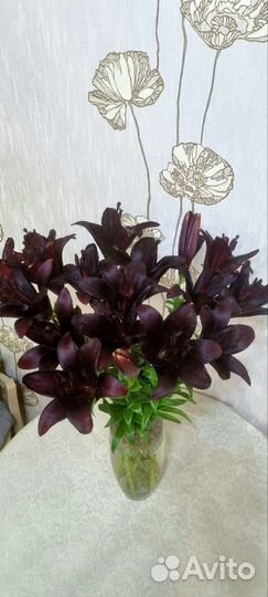 Лилии на срез