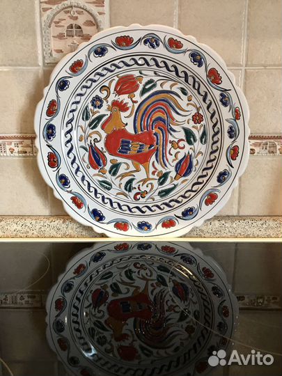 Декоративная тарелка ручной росписи