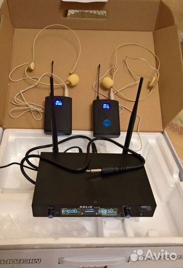 Радиосистема с двумя головными гарнитурмикрофонами