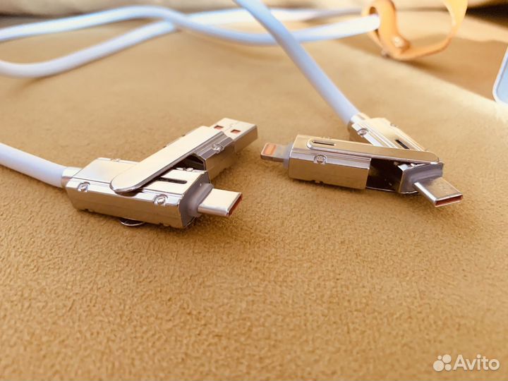 Кабель Lightning USB-C 4 в 1