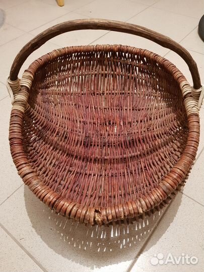 Корзина плетеная бу