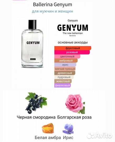 Musician и Ballerina Genyum по 2,5 ml